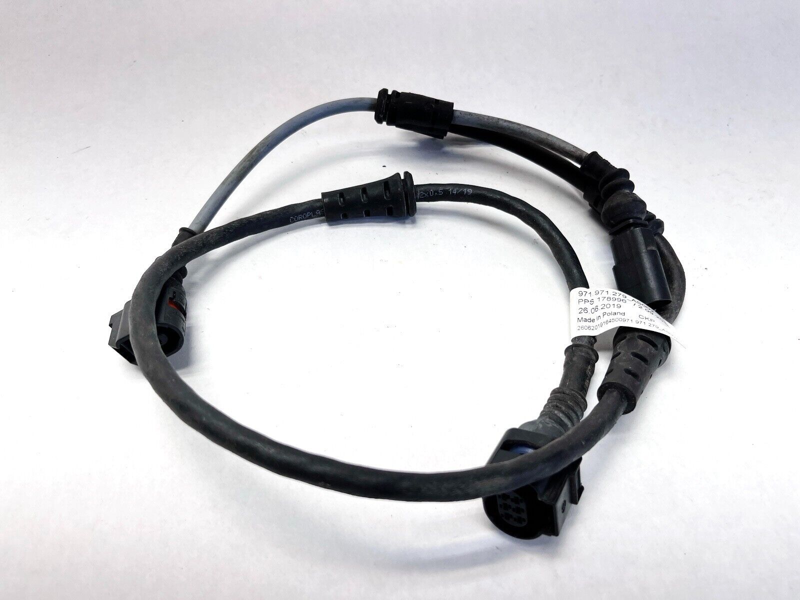 17-22 BENTLEY CONTINENTAL GT PORSCHE FRONT LEFT/RIGHT ABS SPEED SENSOR CABLE OEM