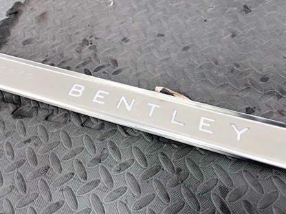 17-24 BENTLEY CONTINENTAL GT RIGHT RH PASS DOOR SILL SCUFF PLATE MOLDING OEM