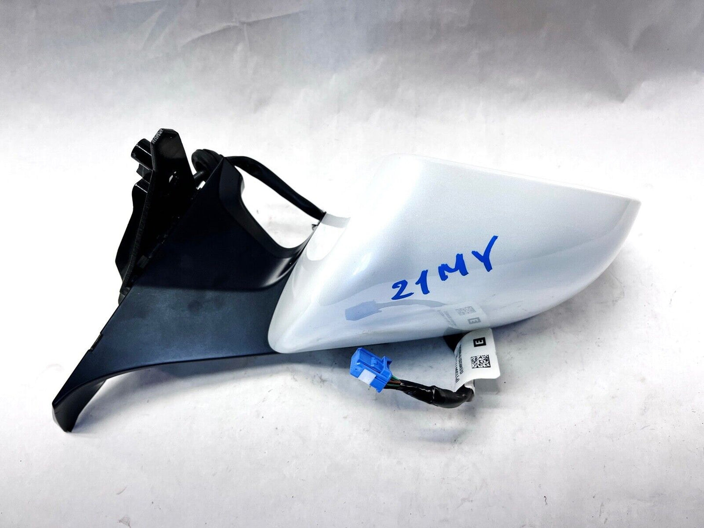 20-23 TESLA MODEL Y MY FRONT LEFT DRIVER SIDE DOOR REAR VIEW MIRROR ASSEMBLY OEM