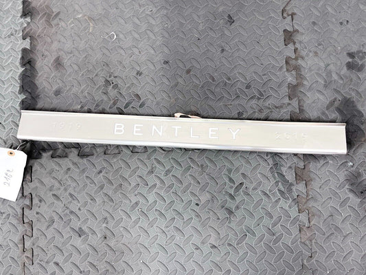 17-24 BENTLEY CONTINENTAL GT RIGHT RH PASS DOOR SILL SCUFF PLATE MOLDING OEM