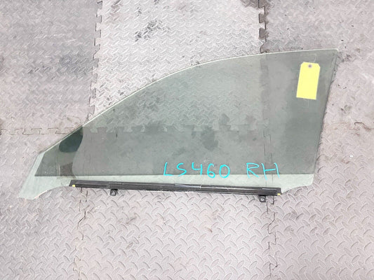 07-17 LEXUS LS340 ES FRONT RIGHT RH PASS SIDE WINDOW GLASS PANEL OEM